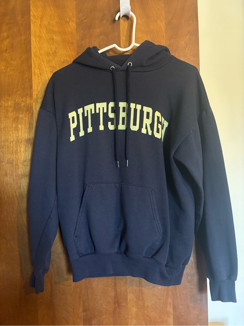 Pittsburgh Navy Hooded Sweatshirt - Unbranded